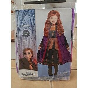 Disney Frozen 2 Princess Anna Costume Small 4-6